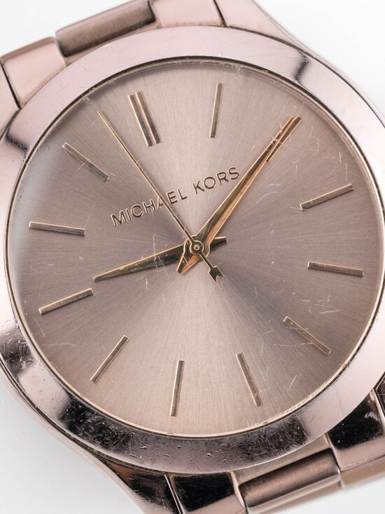 Michael Kors MK-3418 All Stainless Steel Quartz Analog Women\'s Watch New Battery main image 8